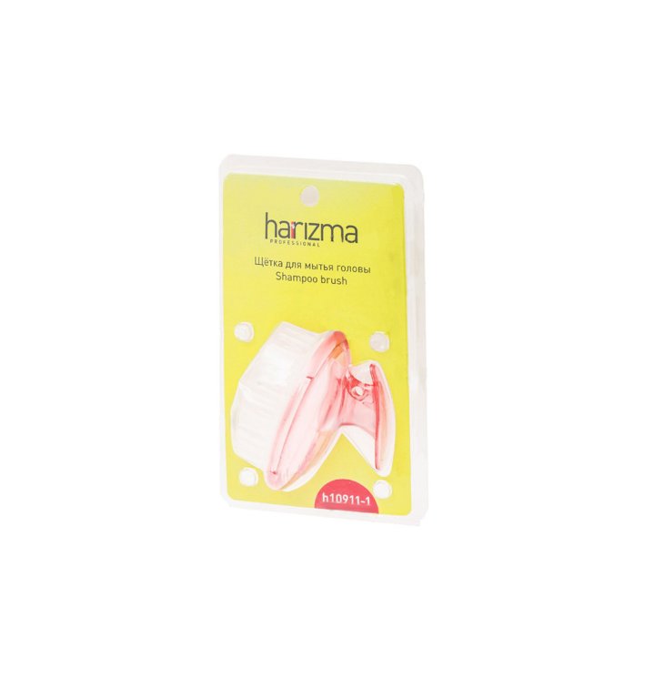 Щётка для мытья головы Harizma, силиконовая, арт. h10911-1
