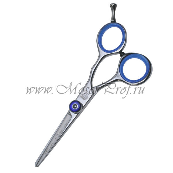 Парикмахерские ножницы скользящий срез Kiepe Blue Fire Line прямые 5,0", арт. 225-5