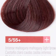 Крем-краска LAKME COLLAGE 5/55+ светлый шатен интенсивный махагоновый, арт. 25551