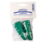 Набор напальчников для тримминга Show Tech Rubber Green S, 10 шт., арт. 23STE032