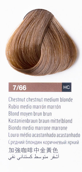 Крем-краска LAKME CHROMA 7/66 средний блондин коричневый яркий, арт. 77661