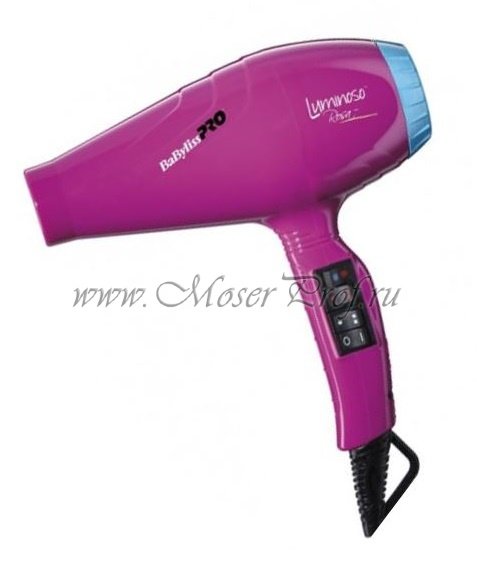 Профессиональный фен BaByliss PRO Luminoso Rosa Ionic 2100W, арт. BAB6350IFE