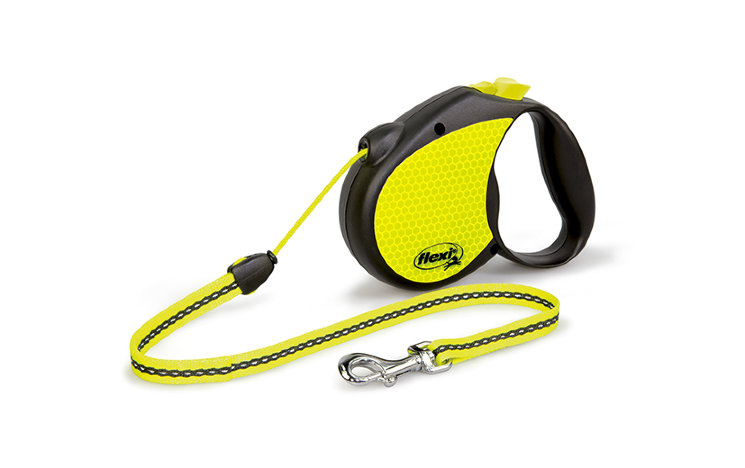Поводок-рулетка для собак Flexi Neon Reflect cord S 5м., 12кг., арт. 02170 5