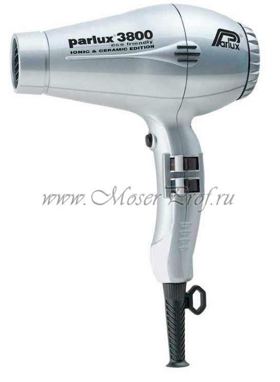 Профессиональный фен Parlux 3800 Eco Friendly Ionic Ceramic 2100W серебристый