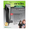 Профессиональная машинка для стрижки животных Andis Excell 5-Speed SMC черная, арт. 65435