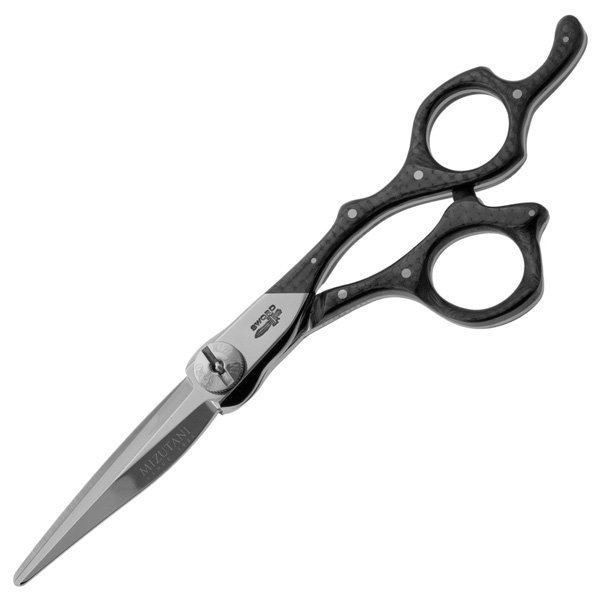 Парикмахерские ножницы Mizutani SWORD+Carbon D-19 прямые 6,2", арт. D19Carbon-6.2