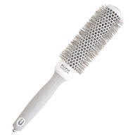 Термобрашинг Olivia Garden Expert Blowout Speed XL Wavy Bristles White&Grey с нейлоновой щетиной 35 мм., арт. ID2025/OGBCI35 XL