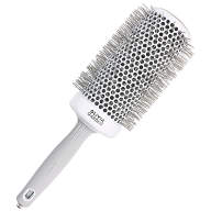 Термобрашинг Olivia Garden Expert Blowout Speed XL Wavy Bristles White&Grey с нейлоновой щетиной 65 мм., арт. ID2028/OGBCI65 XL