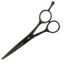 Парикмахерские ножницы Mizutani Re-tro Titanium Black прямые 6,0", арт. RETRO-T-6,0 Left