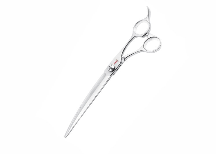 Ножницы для стрижки животных Yento Ergo Line Curved изогнутые 8", арт. 22YEN023