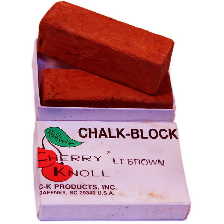 Мел для шерсти С.K. Chalk Block, pack 2, красно-коричневый, арт. 45CKN003