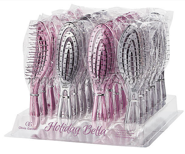 Дисплей с щетками подарочный Olivia Garden Bella 18 шт. (арт. BR-GI1PC-BELLA)
