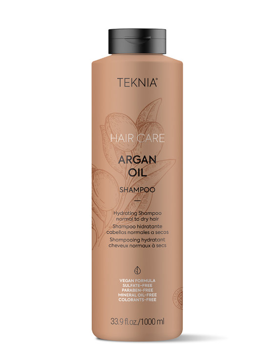 Шампунь увлажняющий, аргановый для нормальных и сухих волос Teknia Argan Oil Shampoo, 1000 мл., арт. 44811