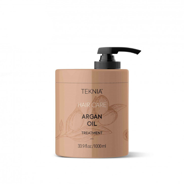 Аргановая питательная маска для нормальных и сухих волос Teknia Argan Oil Treatment, 1000 мл., арт. 44831