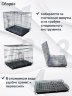Металлическая клетка для животных Artero №3 с фальшдном, арт. B289