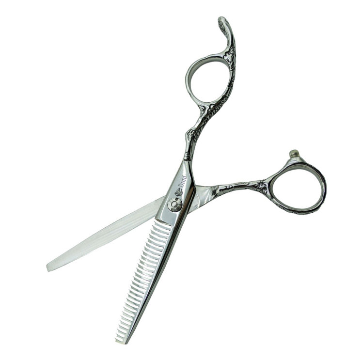 Ножницы для стрижки животных Dimi филировочные, 6.5", арт. RED-JY-628T