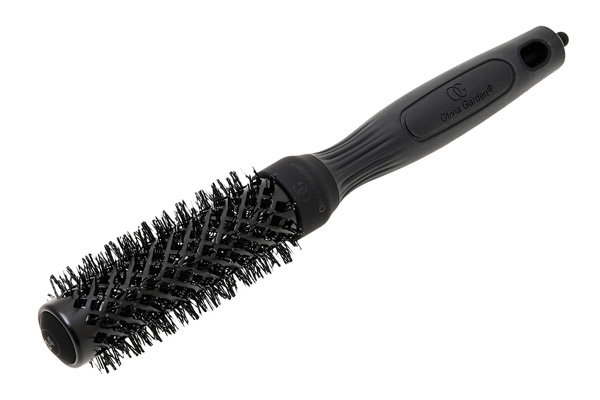 Термобрашинг для укладки волос Olivia Garden Expert Blowout Shine Wavy Bristles Black Label 25 мм., с нейлоновой щетиной, арт. ID2116/BR-BL1PC-TH024