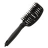 Массажная щетка продувная Olivia Garden Expert Care Flex Boar & Nylon Bristles Black Label с комбинированной щетиной, арт. ID2132/BR-BL1PC-FLCOM