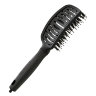 Массажная щетка продувная Olivia Garden Expert Care Flex Boar & Nylon Bristles Black Label с комбинированной щетиной, арт. ID2132/BR-BL1PC-FLCOM