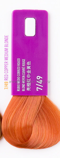 Крем-краска тонирующая LAKME GLOSS 7/49 Средне-белокурый медно-красный с красноватым оттенком, арт. 37491