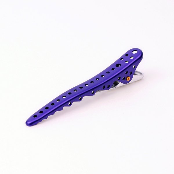 Зажимы Shark Сlip 2 штуки фиолетовые, металл, арт. YS-Shark clip purple met